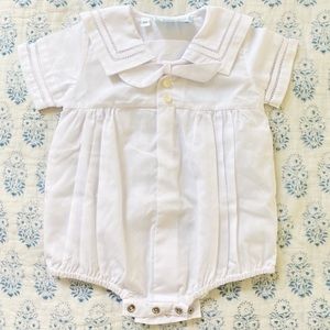 NWOT Feltman Brothers White Sailor Bubble